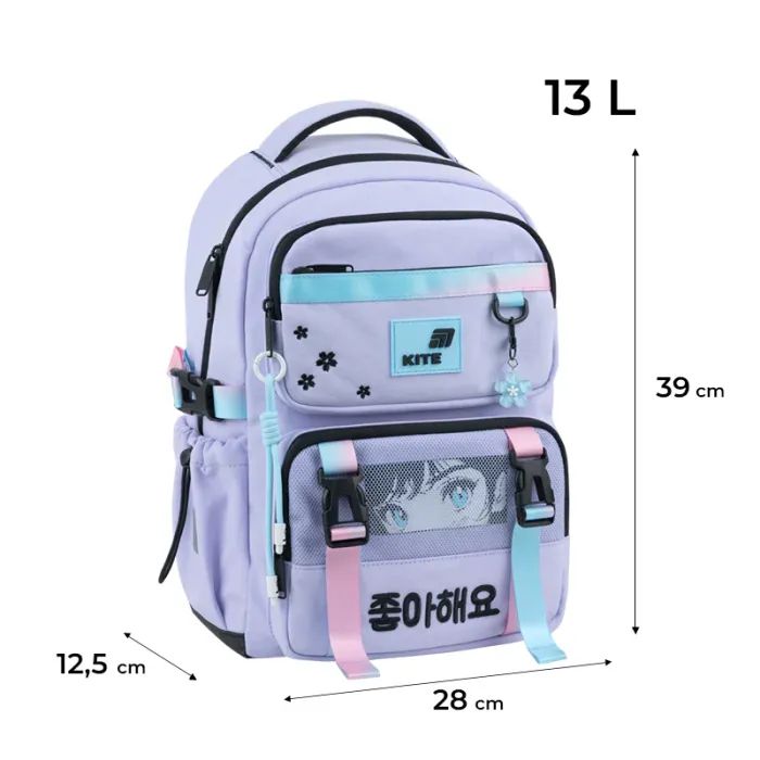 Рюкзак школьный Kite Education 1022 Sakura (K26-1022M-1) изображение 12