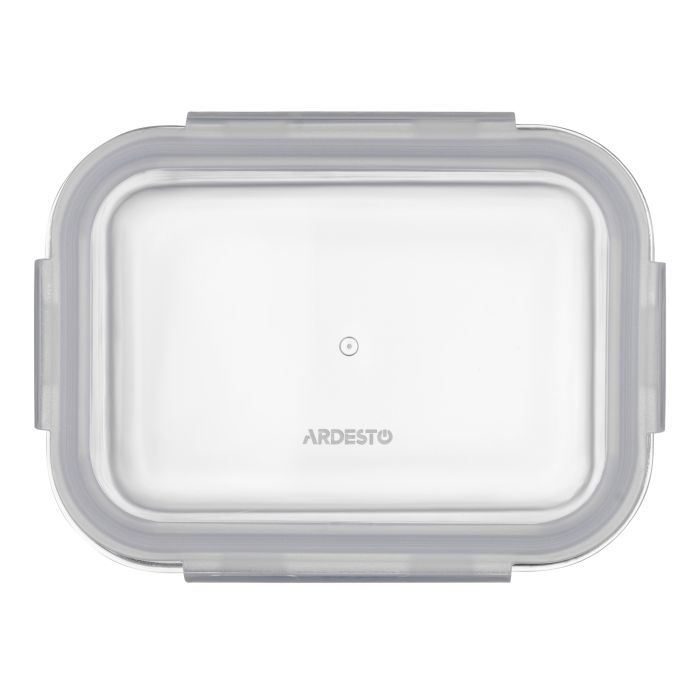Пищевой контейнер Ardesto Gemini прямокутний, 1.06л, боросилікатне скло, прозорий (AR1210BRC) изображение 2