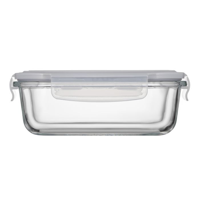 Пищевой контейнер Ardesto Gemini прямокутний, 1.06л, боросилікатне скло, прозорий (AR1210BRC) изображение 3