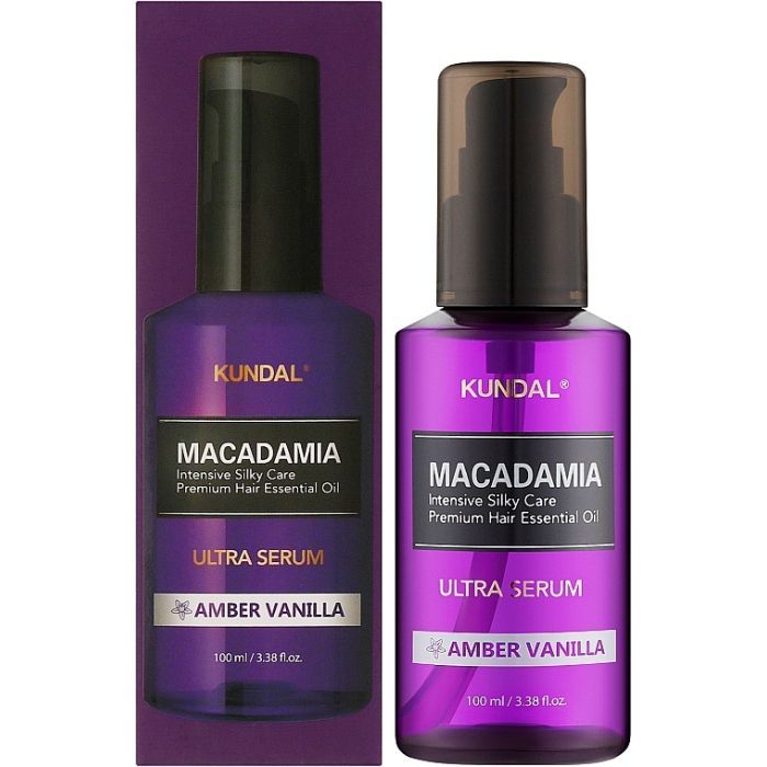Сироватка для волосся Kundal Macadamia Ultra Hair Serum Amber Vanilla 100 мл (8809809421298)