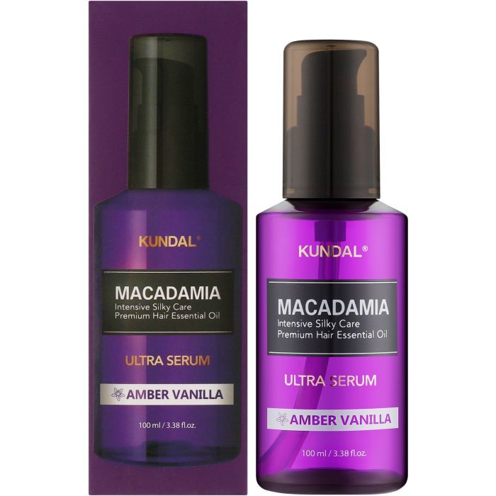 Сироватка для волосся Kundal Macadamia Ultra Hair Serum Amber Vanilla 100 мл (8809809421298) зображення 2
