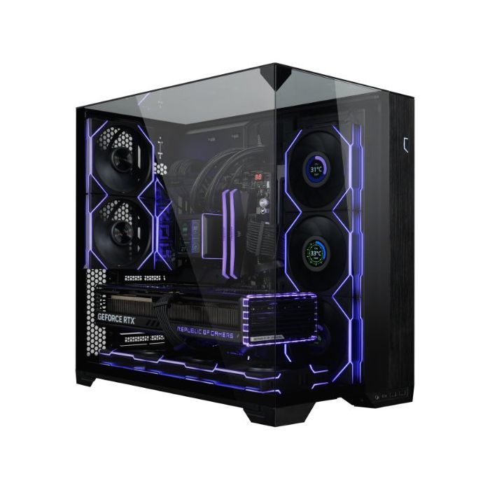 Кулер для корпуса Lian Li UNI Fan TL WIRELESS LCD 120-1 REVERSE (G99.12RTLLCD1W1B.00) изображение 3