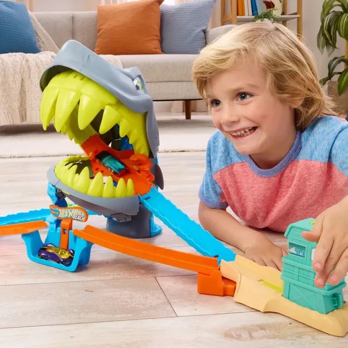Автотрек Hot Wheels City Пляжна атака акули (JHL96) зображення 6