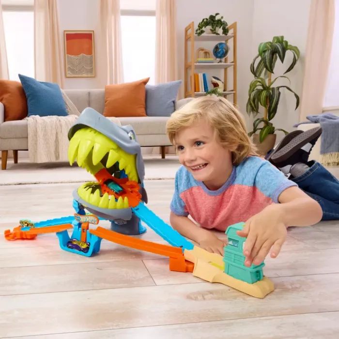 Автотрек Hot Wheels City Пляжна атака акули (JHL96) зображення 8