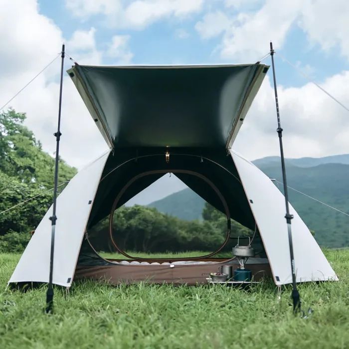 Палатка Naturehike Greek Style CNK2300ZP024 світло-кавовий (6977465866356) изображение 9