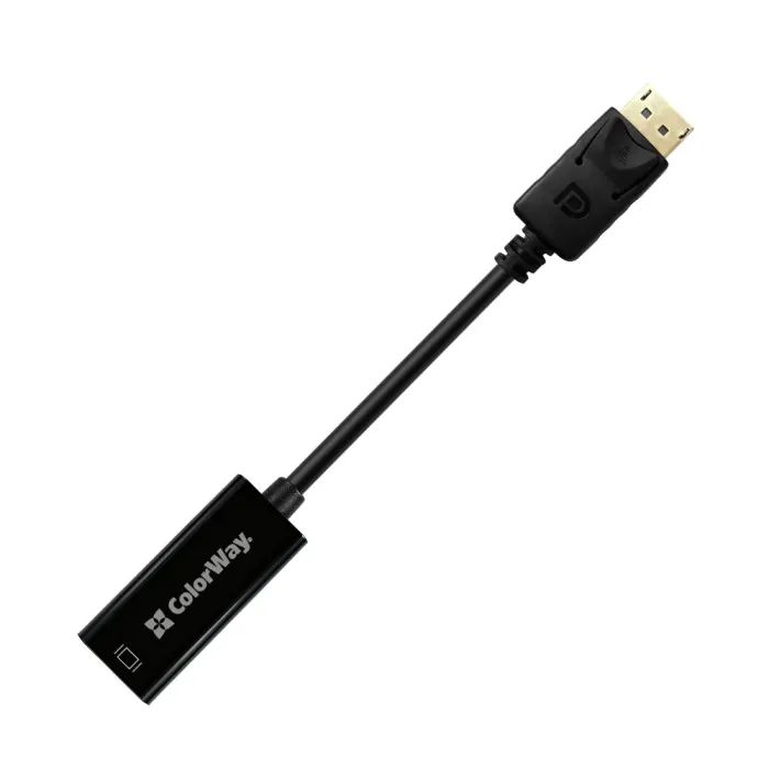 Перехідник HDMI F to DisplayPort M 4K30Hz black ColorWay (CW-AD-DPHD) зображення 3