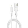 Дата кабель USB 2.0 AM to Lightning 1.0m 2.4A white Grand-X (PL-05W) изображение 2