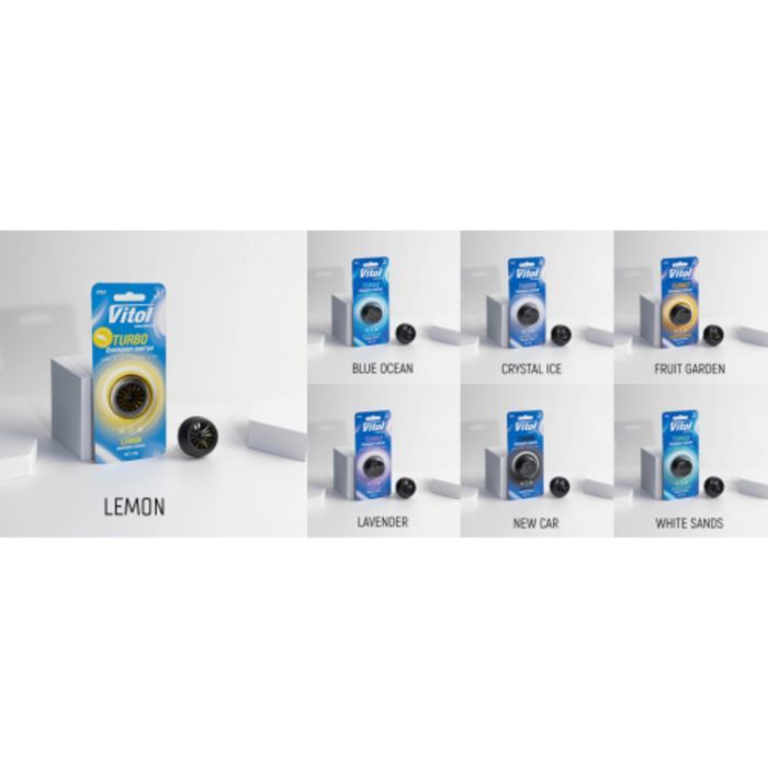 Ароматизатор для автомобіля VITOL Turbo Lemon (VT07) зображення 6