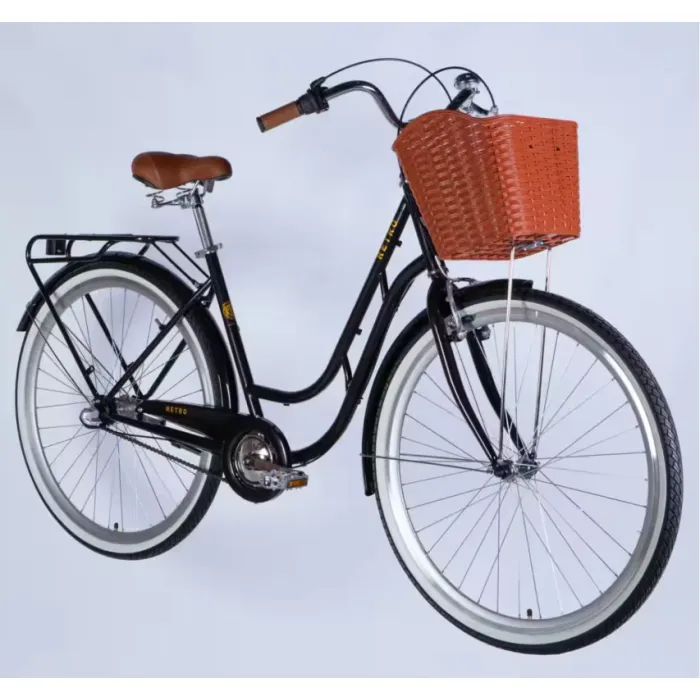 Велосипед Dorozhnik 28" RETRO PH рама-19" ST 2026 чорний (OPS-D-28-554) зображення 2