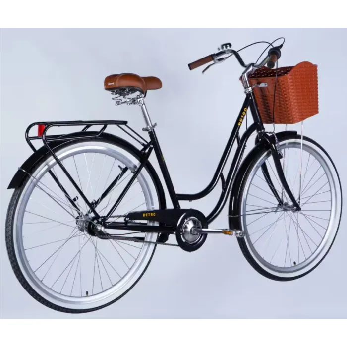 Велосипед Dorozhnik 28" RETRO PH рама-19" ST 2026 чорний (OPS-D-28-554) зображення 3