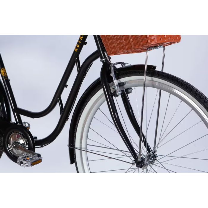 Велосипед Dorozhnik 28" RETRO PH рама-19" ST 2026 чорний (OPS-D-28-554) зображення 4