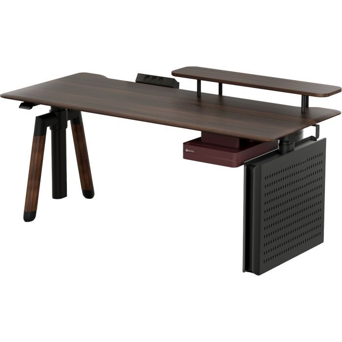 Компьютерный стол Sihoo с электрорегулировкой высоты D07 1.6m Walnut/Black (D07B-101/D07J-101-AB)