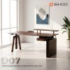 Компьютерный стол Sihoo с электрорегулировкой высоты D07 1.6m Walnut/Black (D07B-101/D07J-101-AB) изображение 3