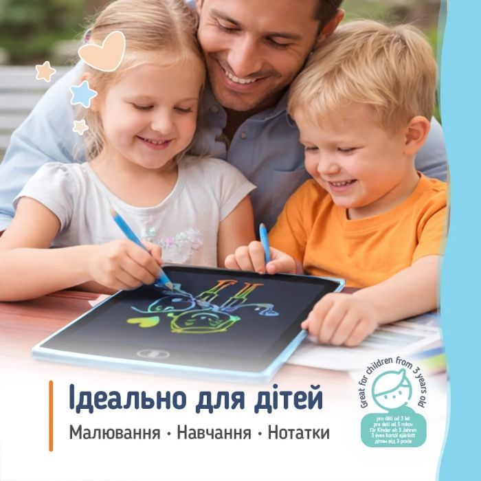 Планшет для рисования ColorWay LCD Writing Tablet 12 (CW-WT12C) изображение 12