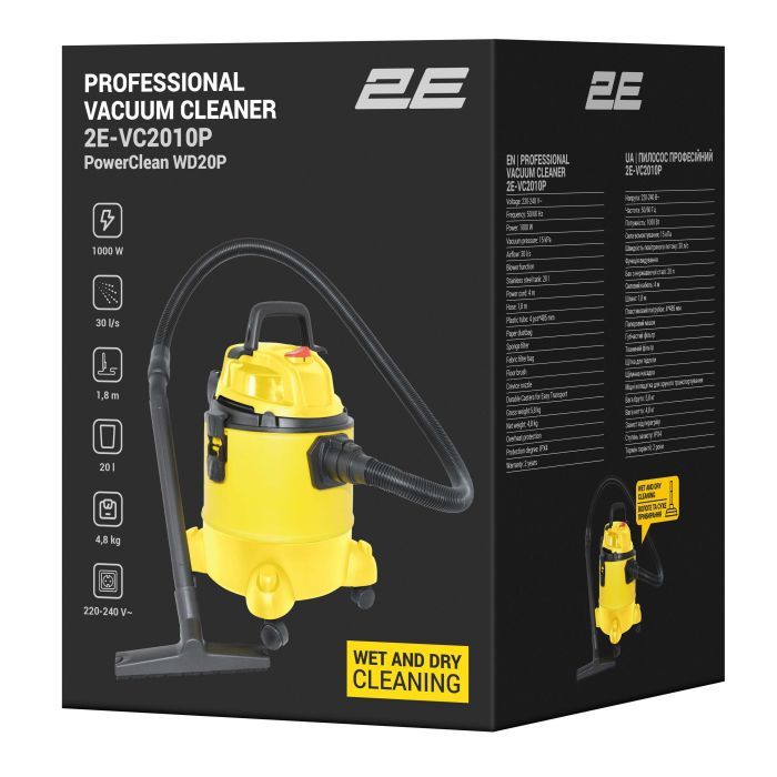 Пилосос будівельний 2E 2E-VC2010P зображення 32