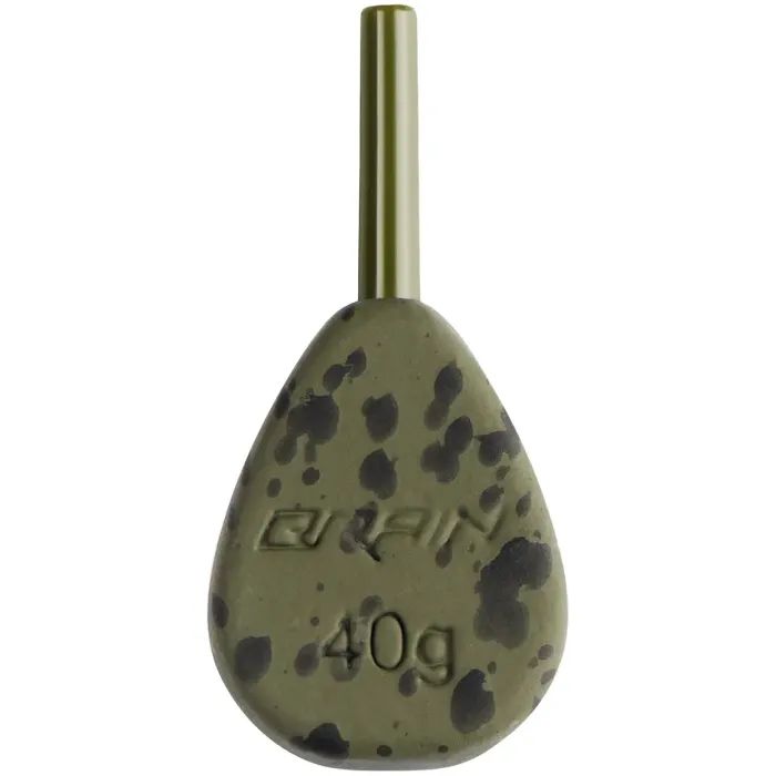 Грузило Brain In-Line Flat Lead 100g 2шт/уп Green (1858.32.06)
