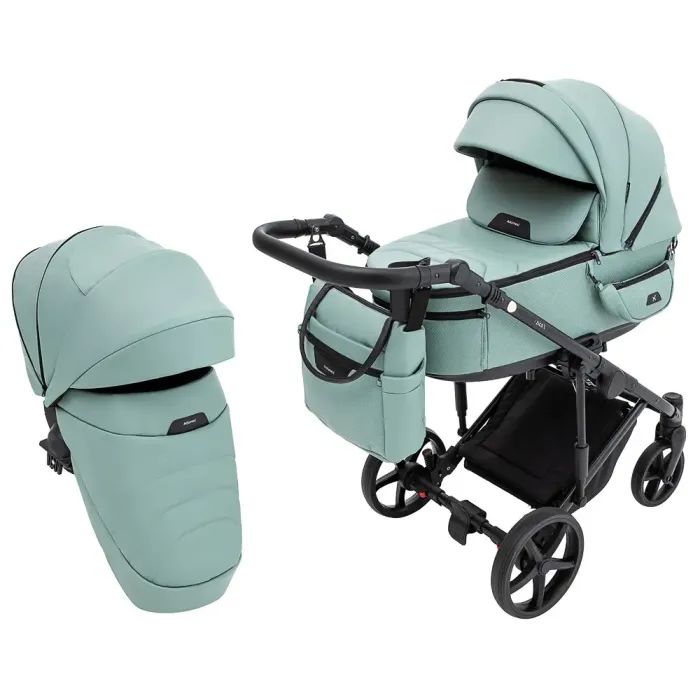 Коляска Adamex 2 в 1 Zico Eco Sa-20 нефрит (680855)