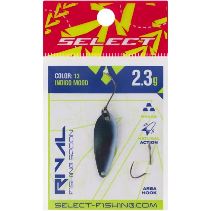 Блесна Select Rival 2.3g 30mm 17 DarkSpace Chartreuse (1870.80.16) изображение 2
