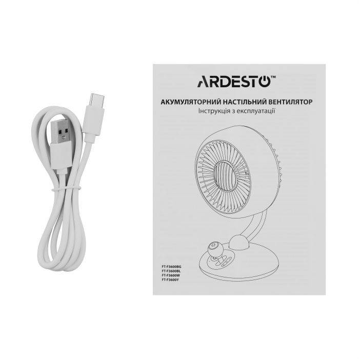 Вентилятор Ardesto FT-F3600BG зображення 7