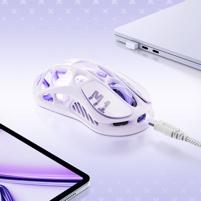 Мышка GravaStar Mercury M1 Pro Wireless/Bluetoot/USB Lavender Purple (GRAVASTARM1PRO_PL) изображение 7