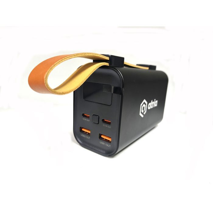 Батарея универсальная Atria 30000mAh, 130W, USB-C laptop/phone (WPD-130) изображение 10