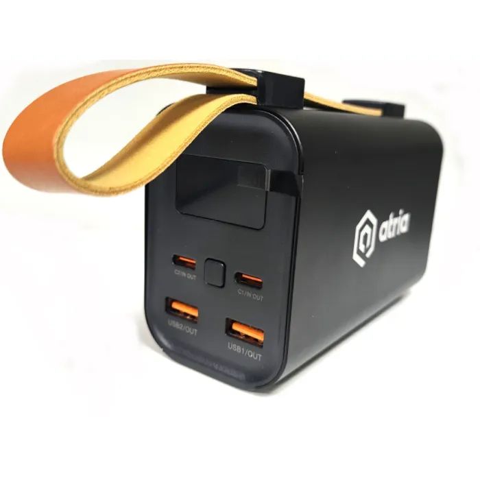 Батарея універсальна Atria 30000mAh, 130W, USB-C laptop/phone (WPD-130) зображення 10