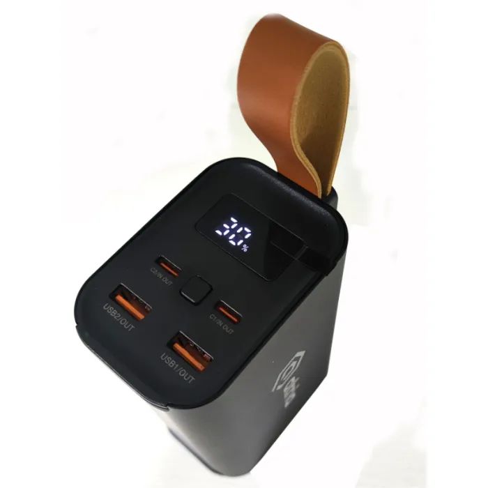 Батарея універсальна Atria 30000mAh, 130W, USB-C laptop/phone (WPD-130) зображення 3