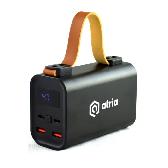 Батарея універсальна Atria 30000mAh, 130W, USB-C laptop/phone (WPD-130) зображення 5