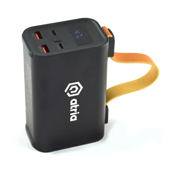Батарея універсальна Atria 30000mAh, 130W, USB-C laptop/phone (WPD-130) зображення 7