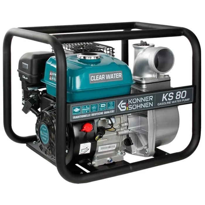 Мотопомпа Konner&Sohnen KS 80 1000л/мин, 7.0л.с, 26кг (KS80)