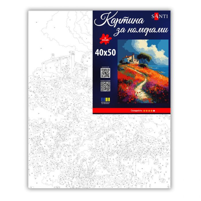 Картина по номерам Santi Італійська вілла 40х50 см (955786) зображення 2
