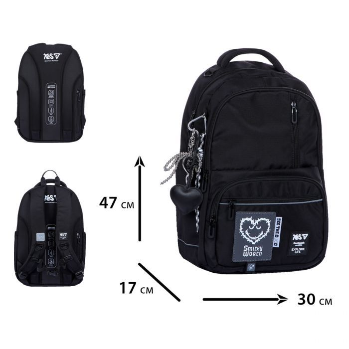 Рюкзак школьный Yes Moon TS-50L (550373) изображение 3