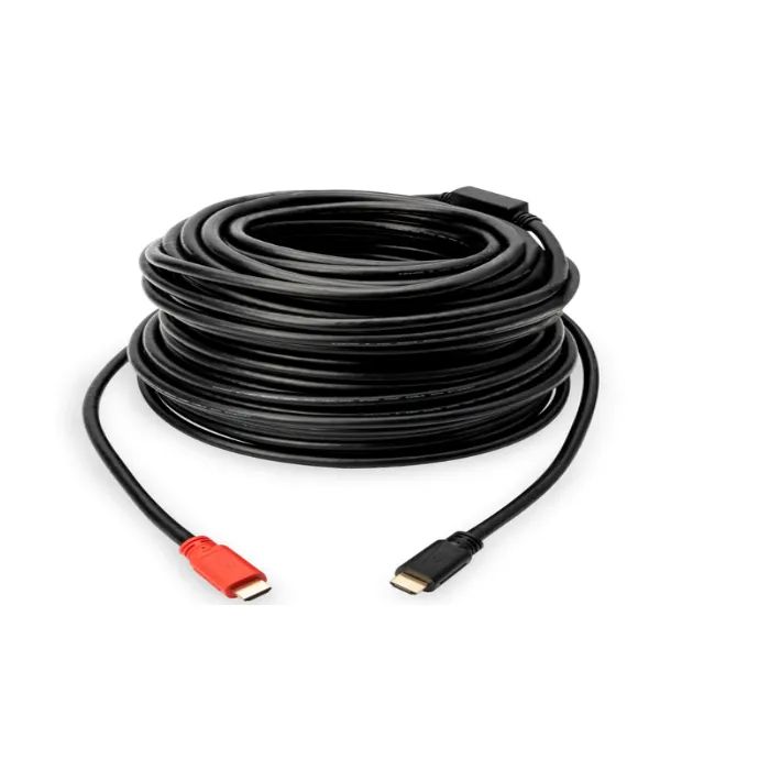 Кабель мультимедійний HDMI M to HDMI M 20.0m Full HD 60Hz AOC w/Amplifier black Digitus (AK-330105-200-S) зображення 2