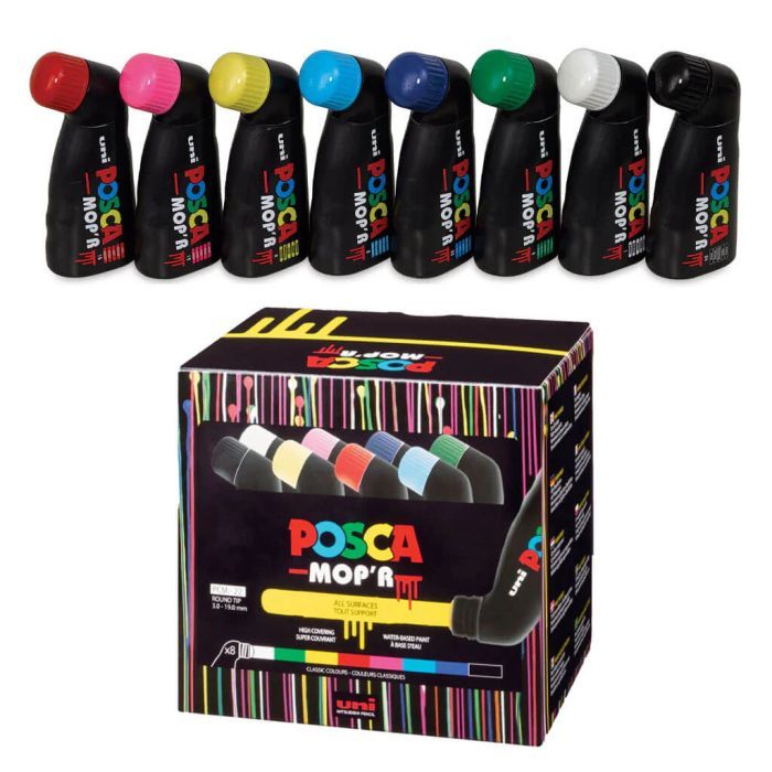 Набір маркерів UNI набір POSCA, 3-19 мм, 8 шт (PCM-22/8C)