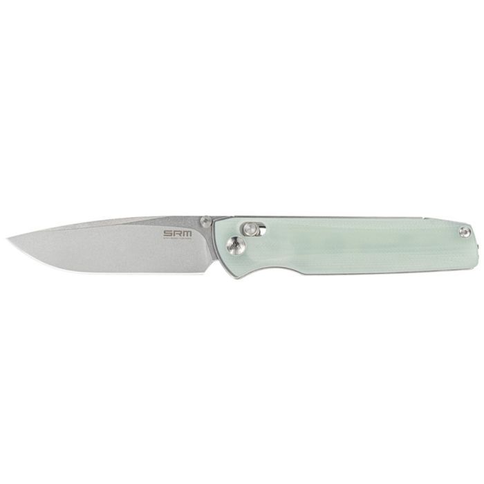 Ніж SRM Terrier 140Cr, Brown Micarta, Black Stonewash (258L-MN2)
