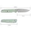 Нож SRM Terrier D2, Natural G10, Stonewash (258L-GC) изображение 4