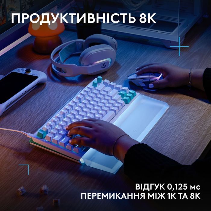 Клавиатура Logitech G512 X TKL USB UA White (920-013955) изображение 6