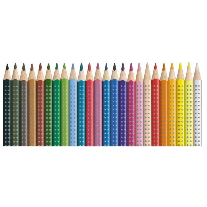 Карандаши цветные Faber-Castell Grip акварельні, тригранні, 24 кольори(112424) (15116) изображение 4