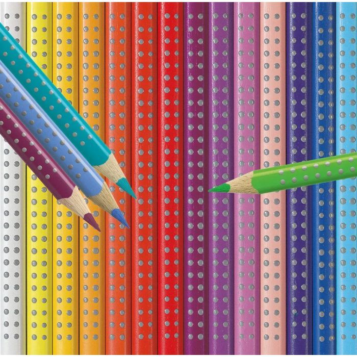 Карандаши цветные Faber-Castell Grip акварельні, тригранні, 24 кольори(112424) (15116) изображение 5