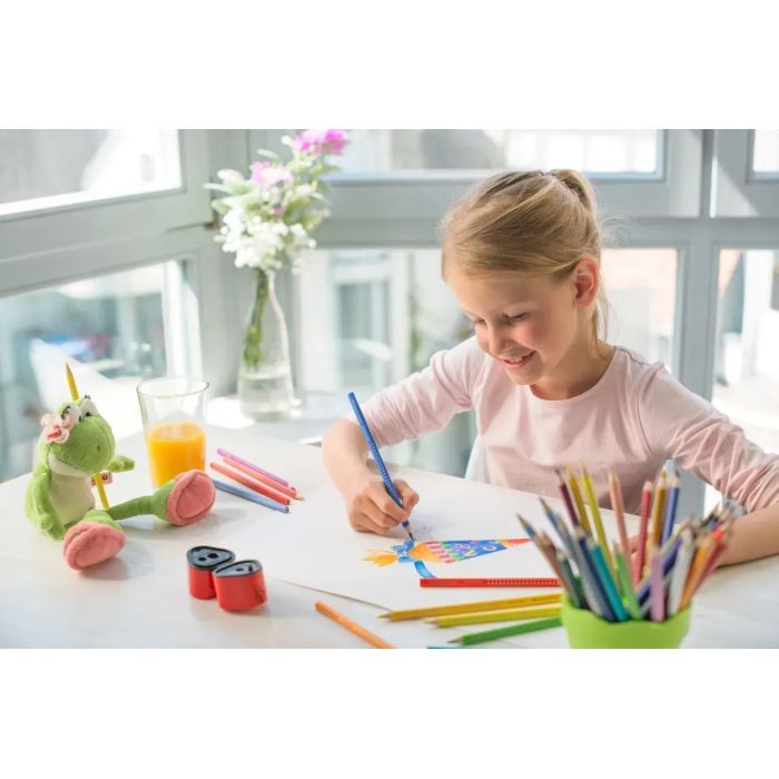 Карандаши цветные Faber-Castell Grip акварельні, тригранні, 24 кольори(112424) (15116) изображение 8