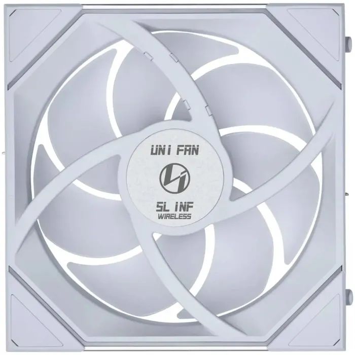 Кулер для корпуса Lian Li Uni Fan SL-INF WIRELESS 140-1, White (G99.14SLIN1W1W.00) изображение 4