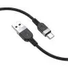 Дата кабель USB 2.0 AM to USB-C 1.0m silicone X109 Energy black HOCO (6942007636247) изображение 2