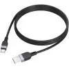 Дата кабель USB 2.0 AM to USB-C 1.0m silicone X109 Energy black HOCO (6942007636247) изображение 4