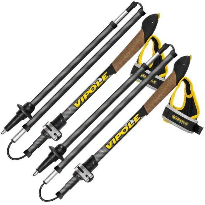 Палки для скандинавской ходьбы Vipole Treveller Carbon 130 DLX (S25 35) (DAS303460)