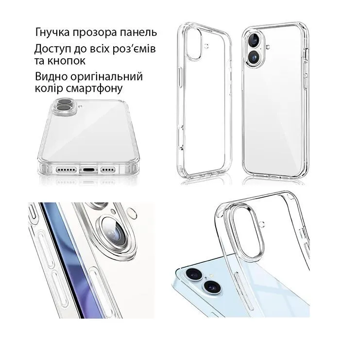 Чохол до мобільного телефона Dengos TPU Motorola G17 / G17 Power Transparent (DG-TPU-TRP-58) зображення 3
