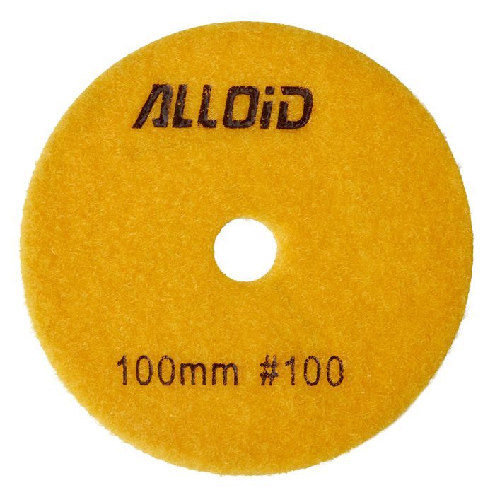 Круг зачистной Alloid Pro, алмазный, шлифовальный, на липучке, STAR, 100мм, зерно 150 (DD-63371)