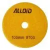 Круг зачистной Alloid Pro, алмазный, шлифовальный, на липучке, STAR, 100мм, зерно 100 (DD-63370)