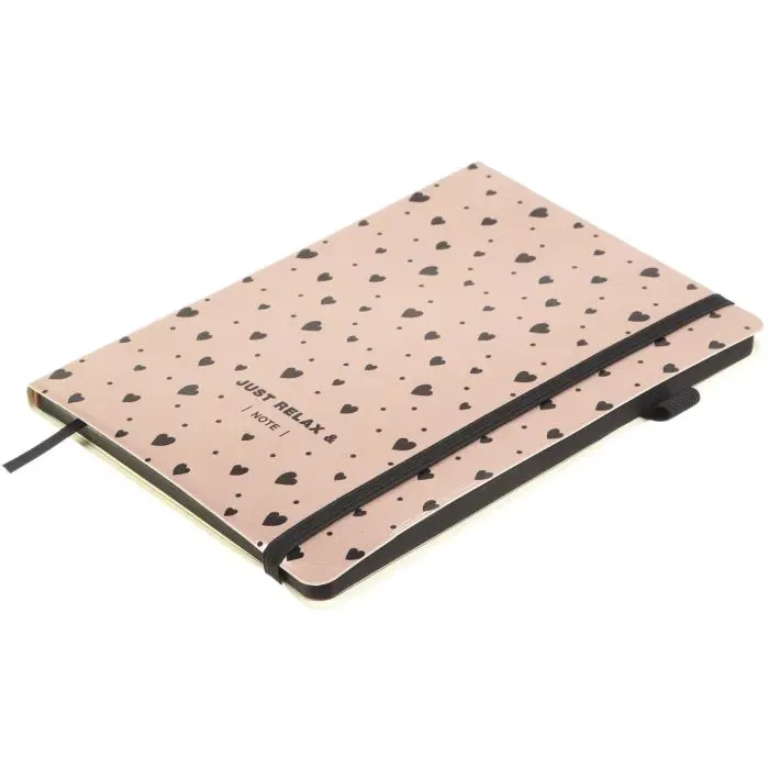 Книга записна Buromax RELAX, А5, 96 аркушів, клітинка, рожеве золото (BM.295101-10) зображення 3