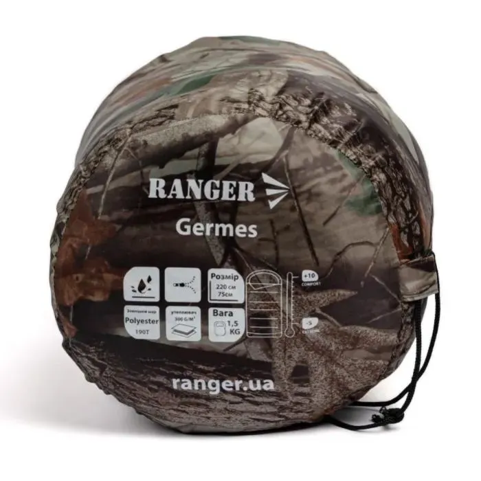 Спальний мішок Ranger Germes Camo (RA6637) зображення 8