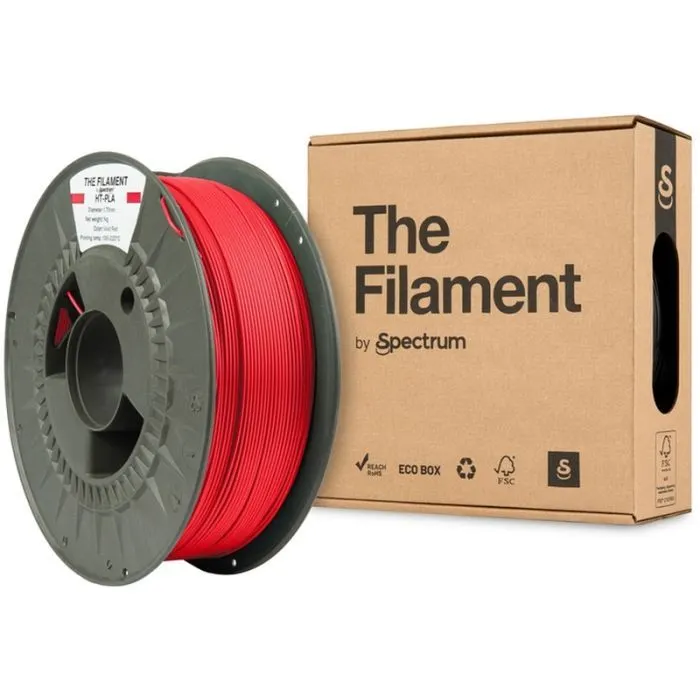 Пластик для 3D-принтера The Filament HT-PLA 1.75mm 1kg Red, Vivid (TF-24139) зображення 3